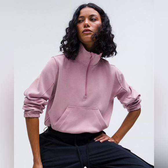 NWT Lululemon Brushed Softstreme Half Zip - Picture 2 of 7